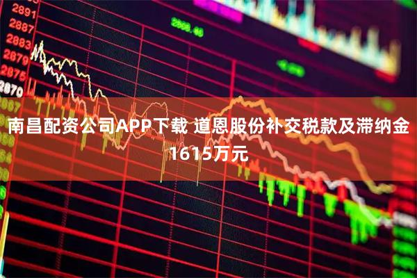 南昌配资公司APP下载 道恩股份补交税款及滞纳金1615万元